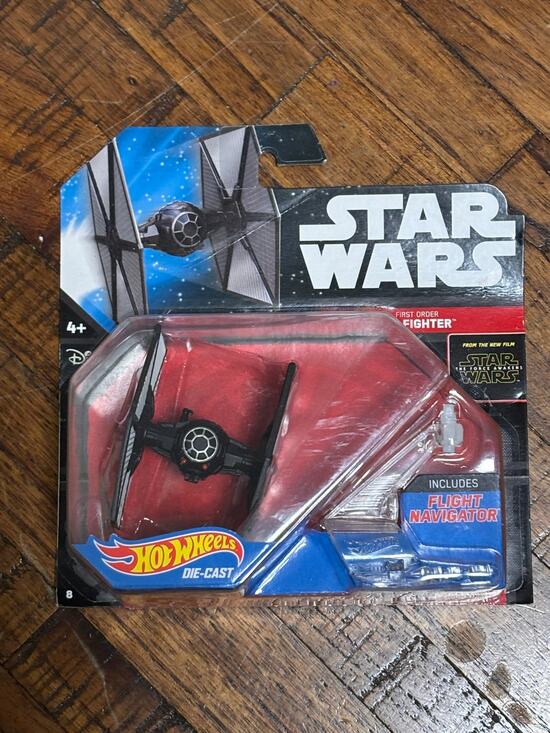 Star Wars Other - Disney Hot Wheels Mattel Star Wars Flight Navigator 2015 First Order Tie Fighter